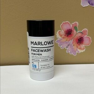 Marlow Facewash for Men w/ Natural Charcoal 1 OZ.